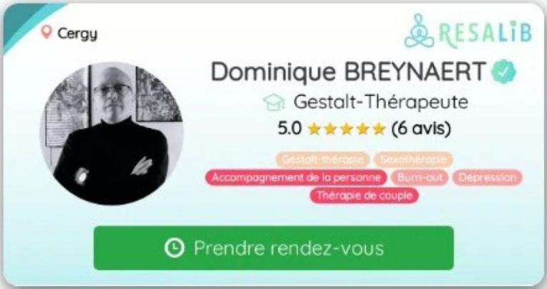 Psychopraticien à Cergy - Gestalt Thérapie - Sexothérapie